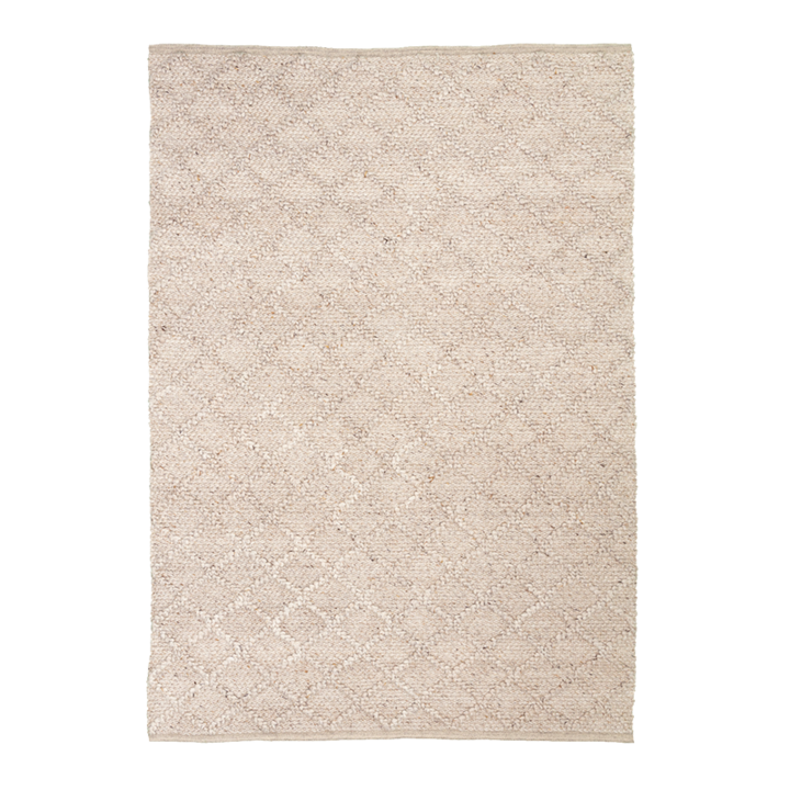 Dywan wełniany pleciony - Knit Beżowy - 1