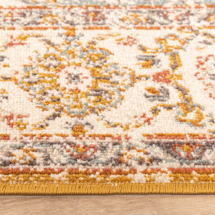 Dywan vintage - Thirza Medaillon Ochra/Wielokolorowy - 4