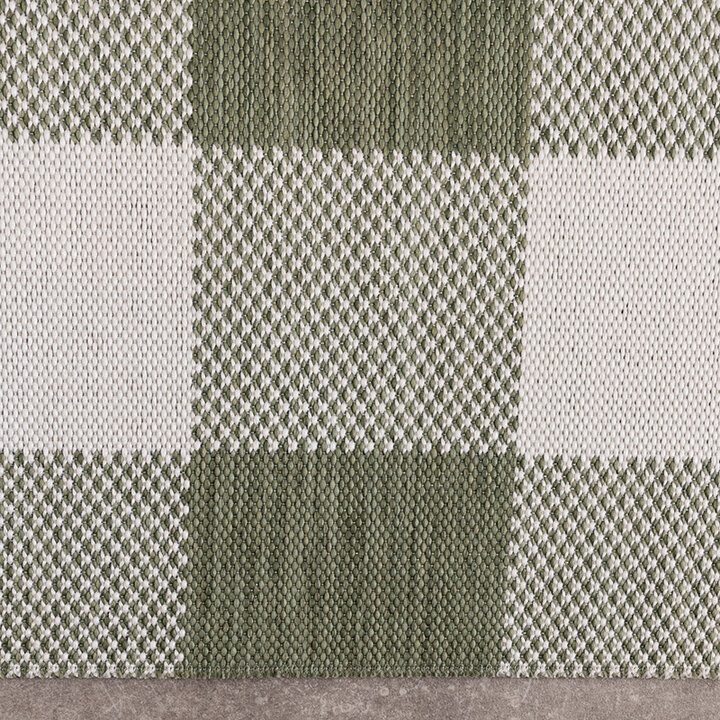 Dywan zewnętrzny - Ranch Checkerboard Zielony - 4