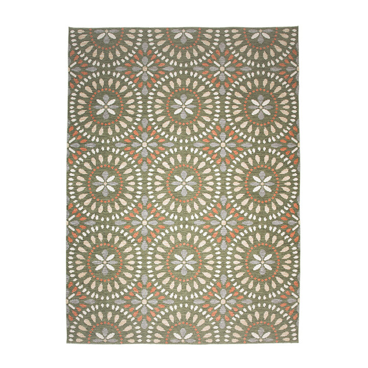 Dywan zewnętrzny - Ranch Mandala Zielony - 1