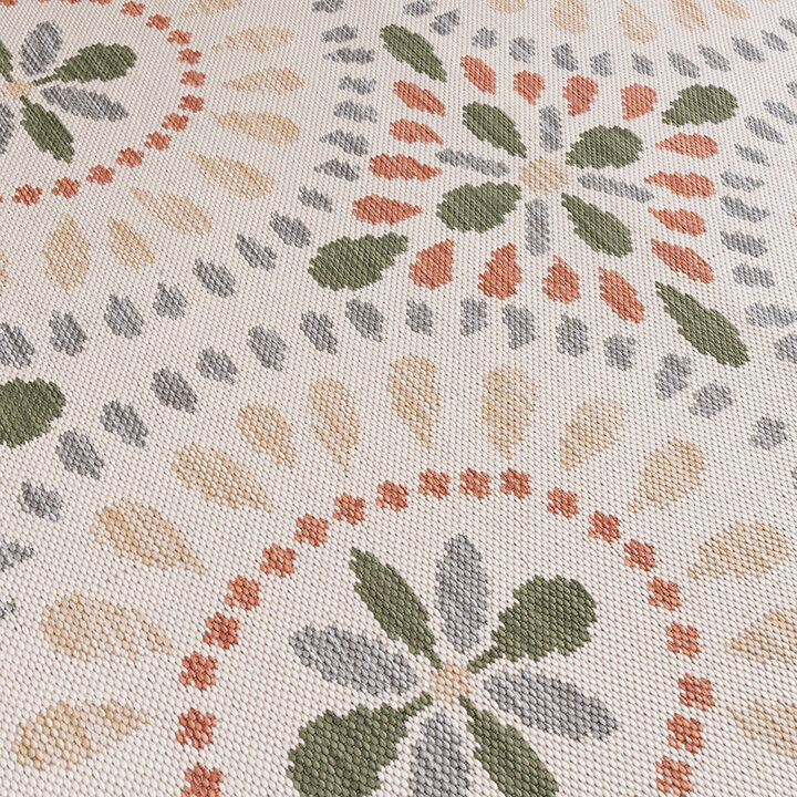 Dywan zewnętrzny - Ranch Mandala Beżowy - 3