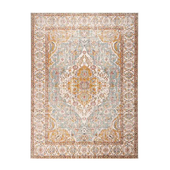 Dywan vintage - Thirza Medaillon Jasnoniebieski/Wielokolorowy - 1