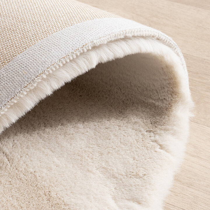 Miękki dywan z długim włosiem - Comfy Supreme Ripple Kremowy - 6