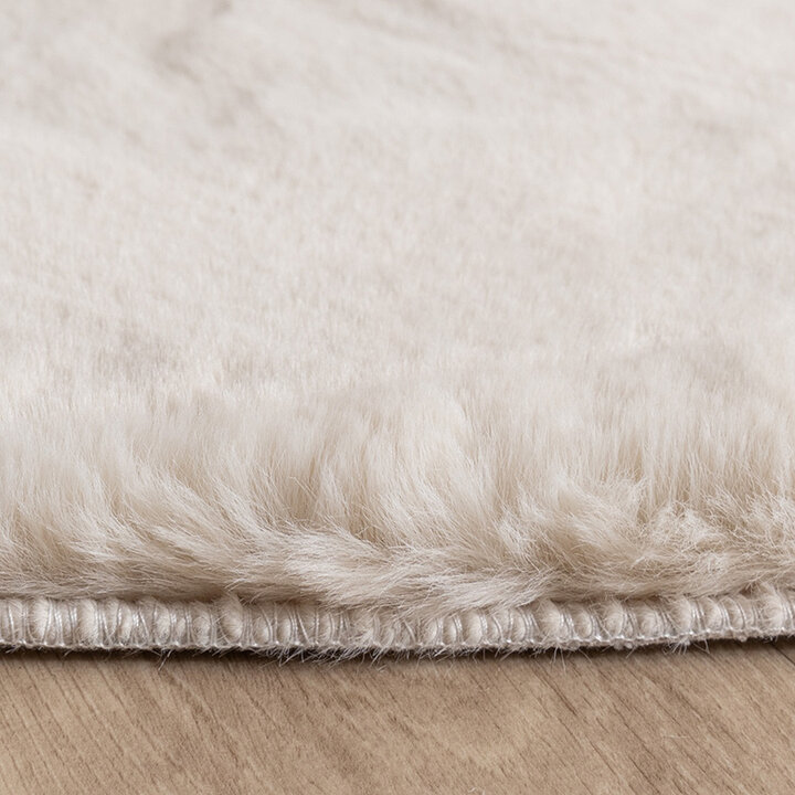 Miękki dywan z długim włosiem - Comfy Supreme Pebble Kremowy - 5