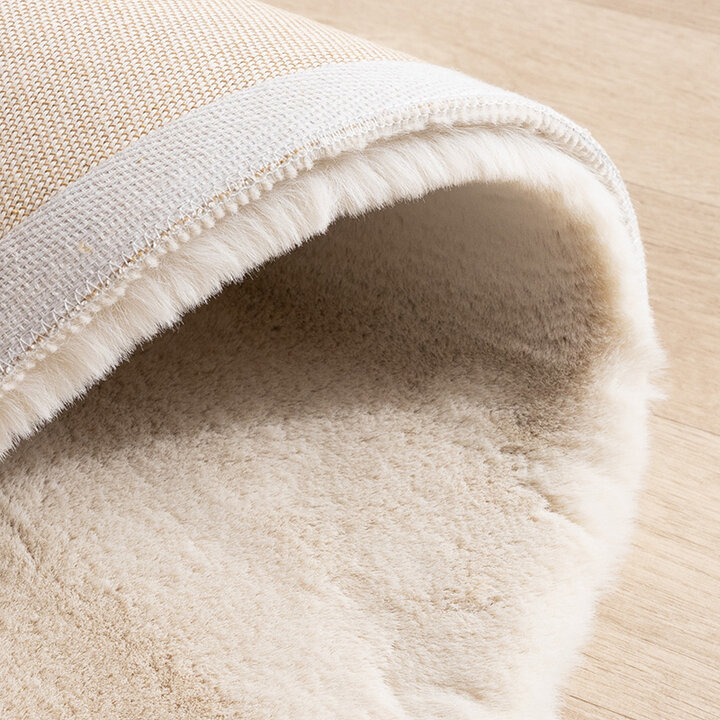 Miękki dywan z długim włosiem - Comfy Supreme Pebble Kremowy - 6