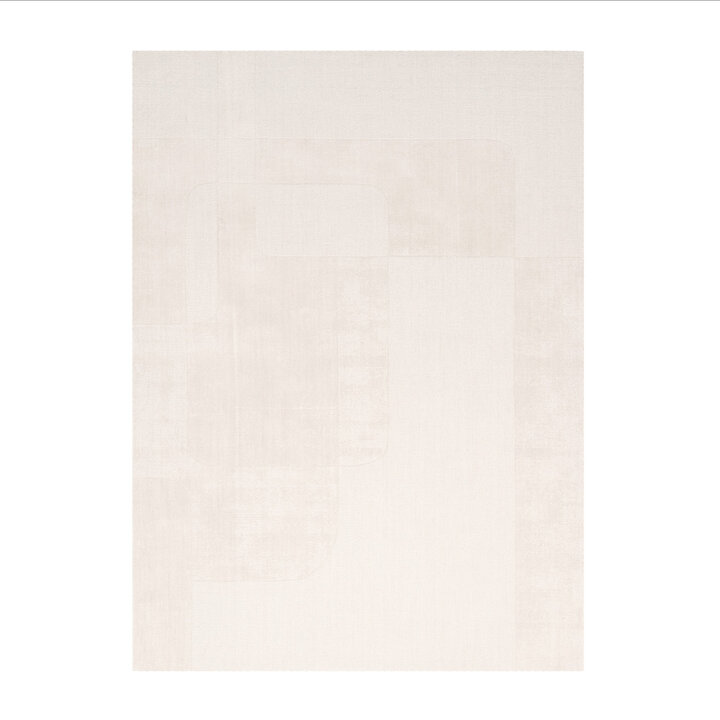 Dywan wełniany - Giselle Abstract Biały - 1