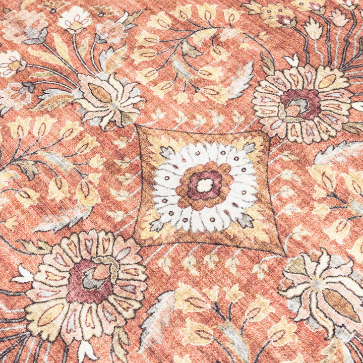 Dywan zewnętrzny vintage owalny - Santo Flora Terakota - 3