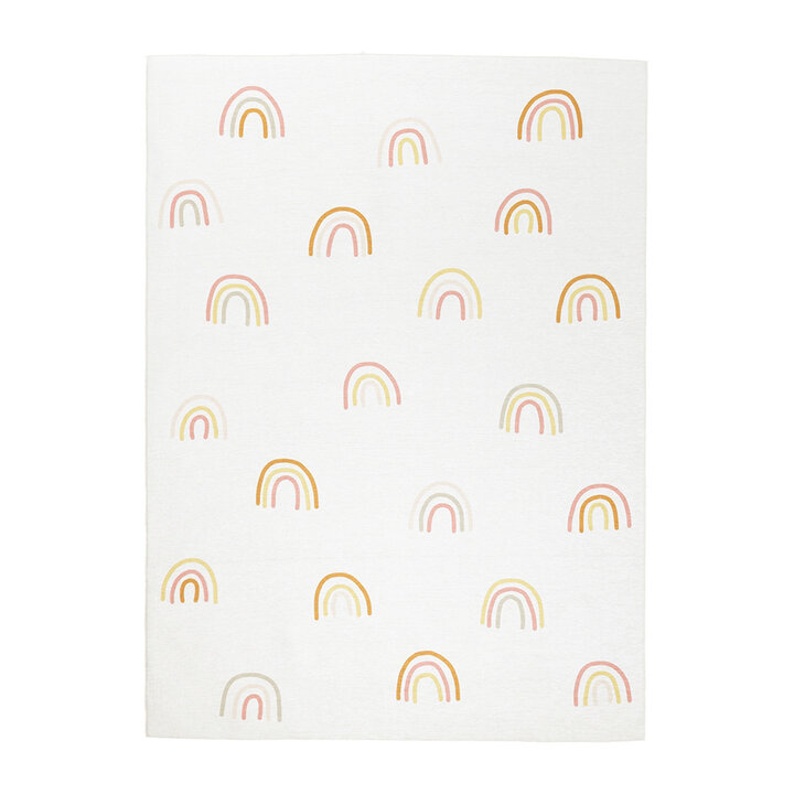 Dywan dziecięcy nadający się do prania - Evi Rainbow Kolorowy - 1