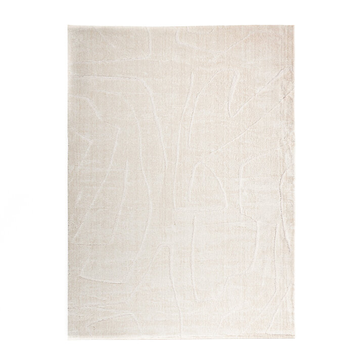 Dywan Japandi - Yori Abstract Lines Kremowy - 1