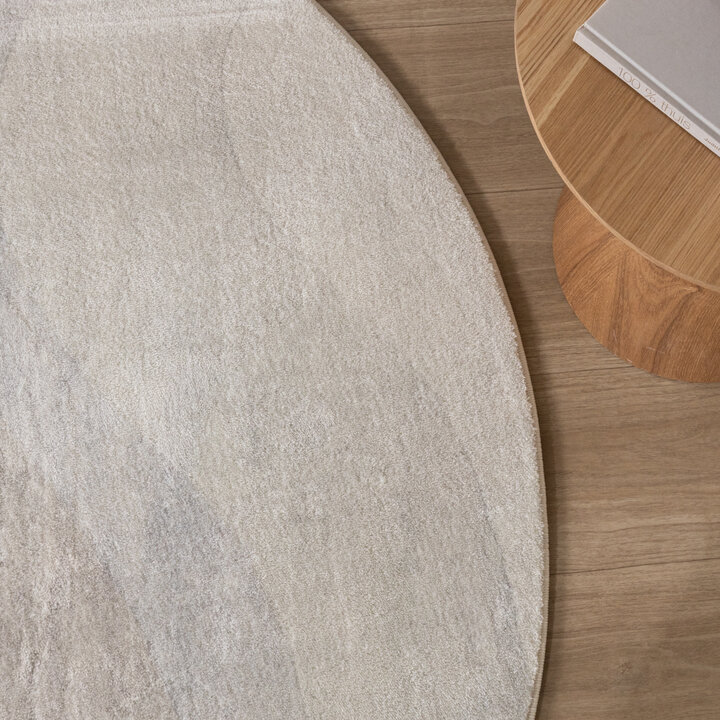 Dywan okrągły nowoczesny - Field Taupe - 2