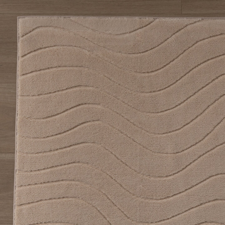 Dywan skandynawski - Charm Waves Beżowy - 4
