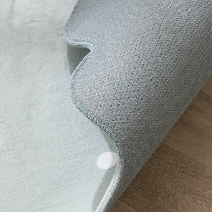 Dywan do pokoju dziecięcego - Cloudy Dots Miętowy - 6