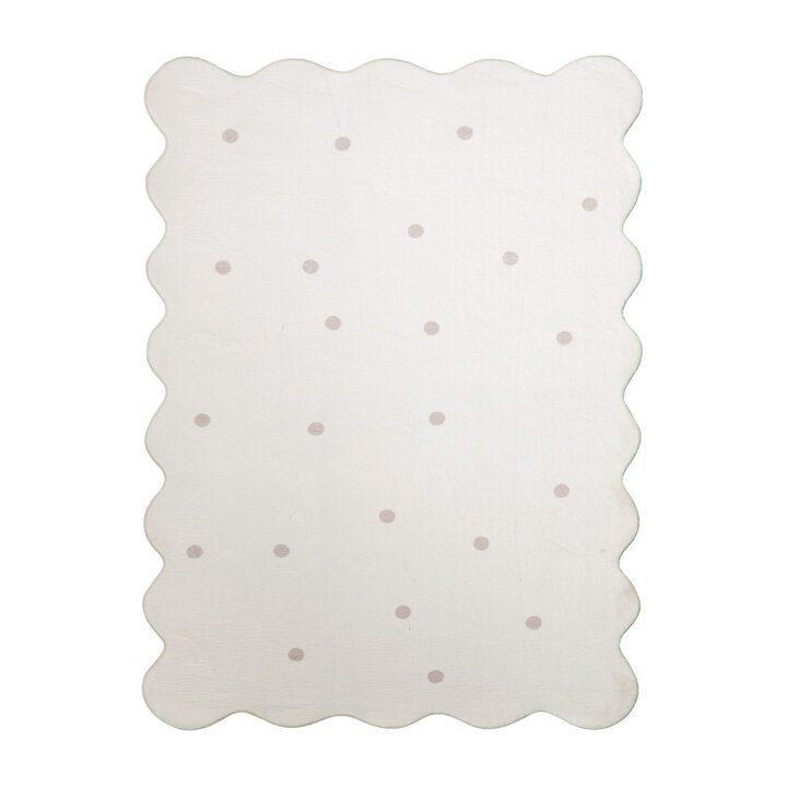 Dywan do pokoju dziecięcego - Cloudy Dots Biały - 1