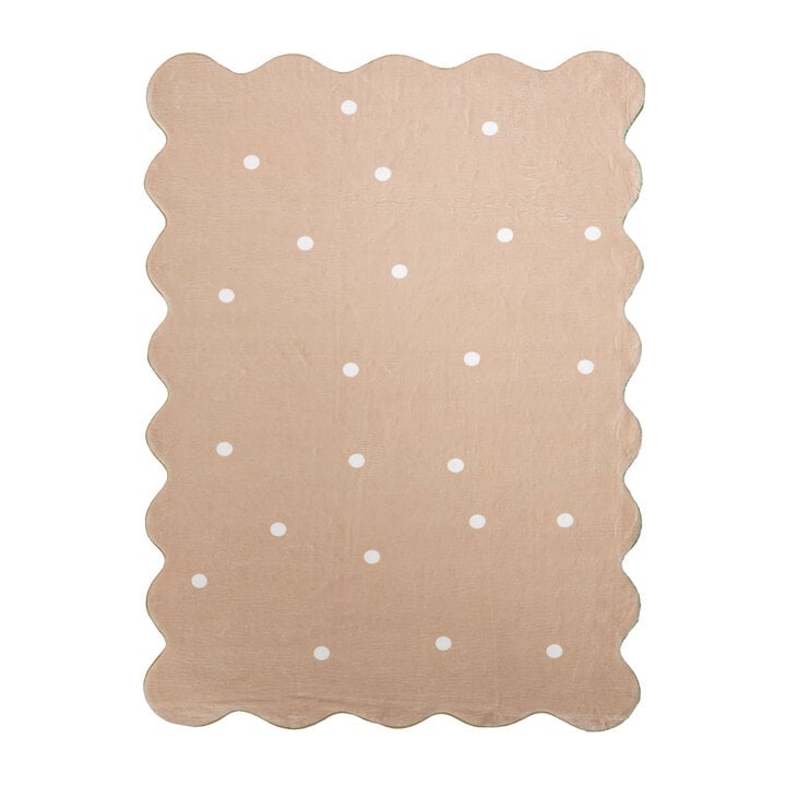 Dywan do pokoju dziecięcego - Cloudy Dots Beżowy - 1