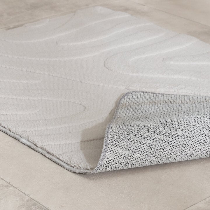 Dywanik łazienkowy - Cassie Shapes Taupe - 5