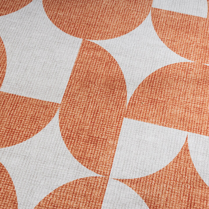 Dywan zewnętrzny abstrakcja - Groovy Tiles Terakota - 3
