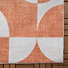 Dywan zewnętrzny abstrakcja - Groovy Tiles Terakota - thumbnail 4