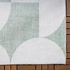 Dywan zewnętrzny abstrakcja - Groovy Tiles Zielony - thumbnail 4