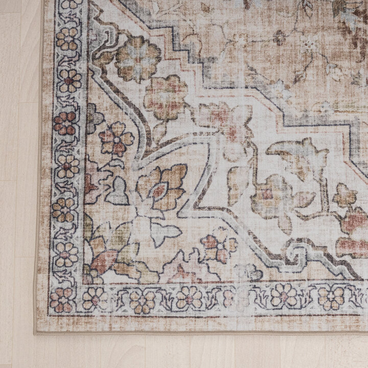 Dywan orientalny - Leyla Medallion Taupe - 4