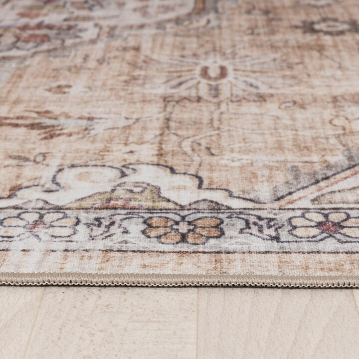 Dywan orientalny - Leyla Medallion Taupe - 5