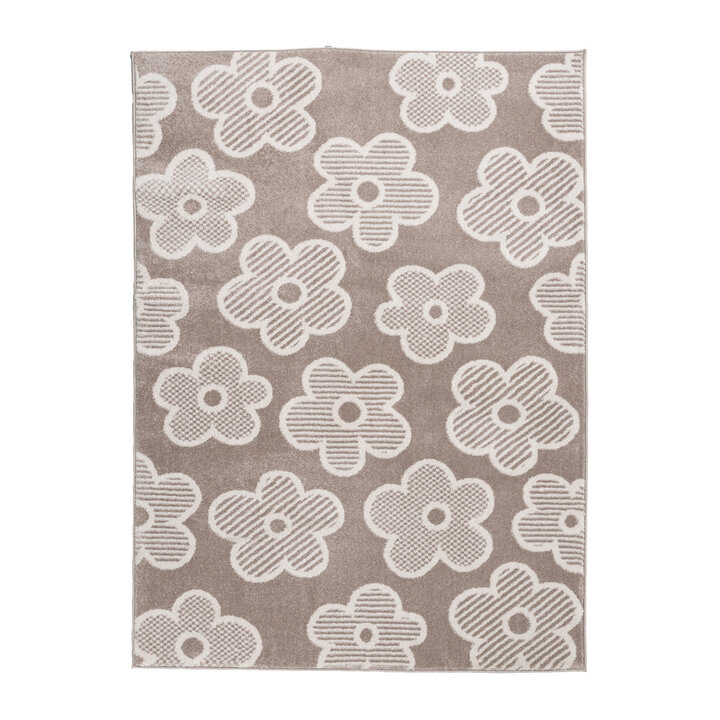 Dywan dziecięcy - Bowie Flower Taupe - 1