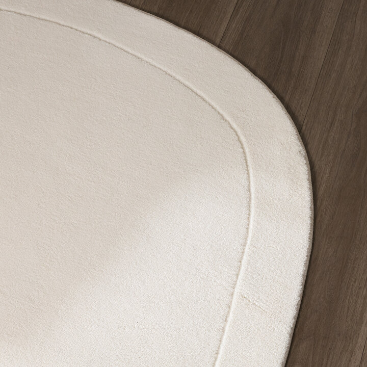 Dywan nieregularny - Halo Pebble Kremowy - 4