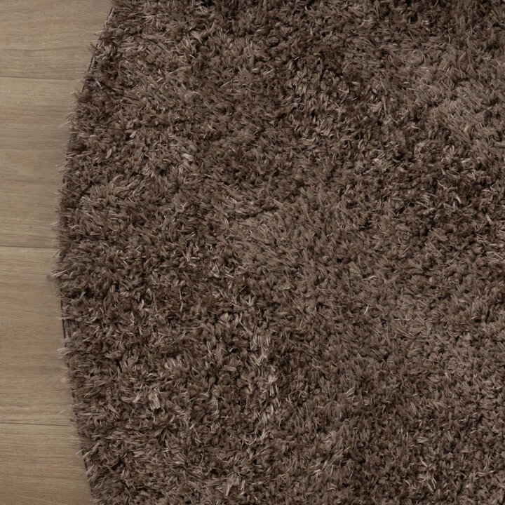 Dywan okrągły Shaggy - Blaze Taupe - 4