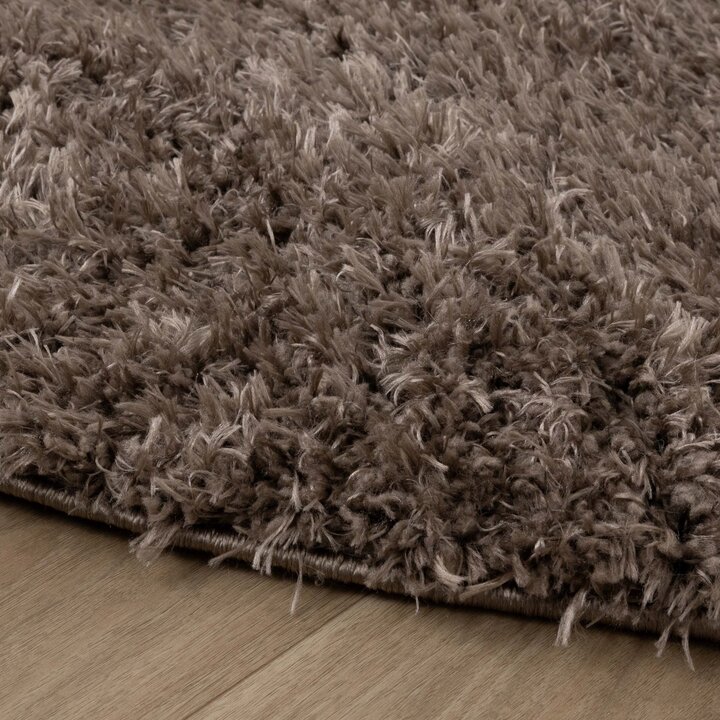 Dywan okrągły Shaggy - Blaze Taupe - 5