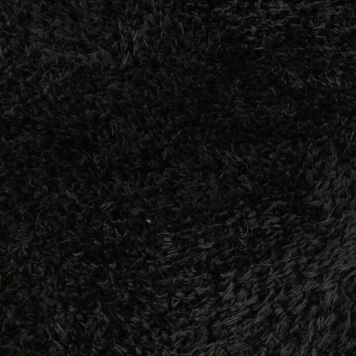 Dywan okrągły Shaggy - Blaze Czarny - 3