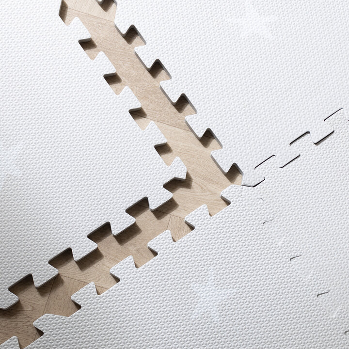 Mata piankowa puzzle - Alfie Stars Szara - 4