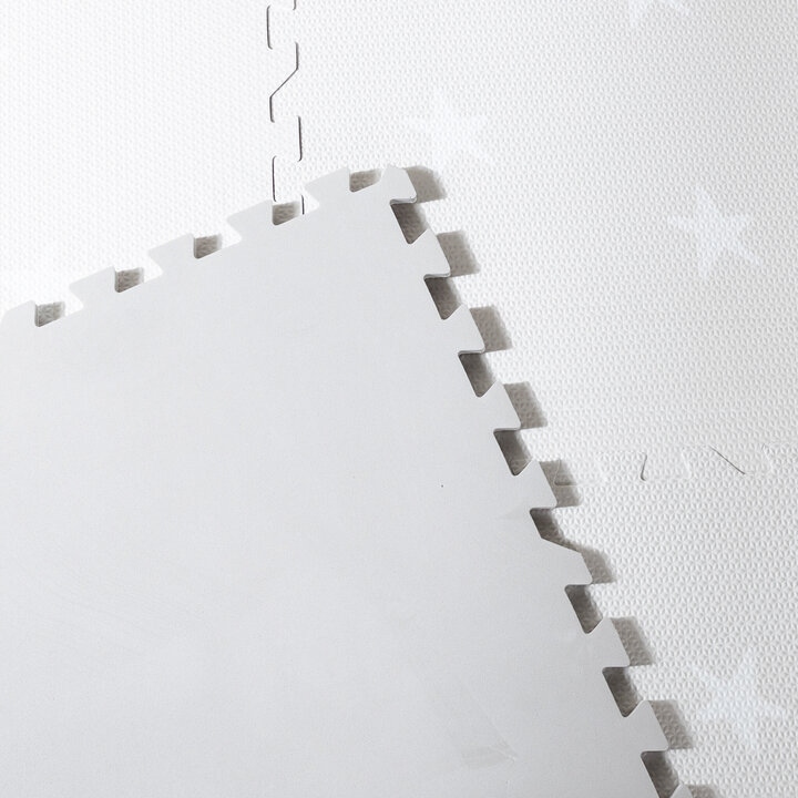 Mata piankowa puzzle - Alfie Stars Szara - 7