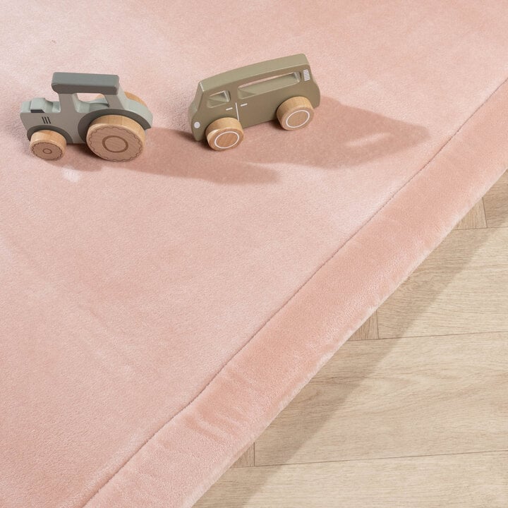 Mata do zabawy prostokątna - Jip Różowa - 2