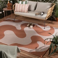 Dywan zewnętrzny - Summer Swirl Terakota