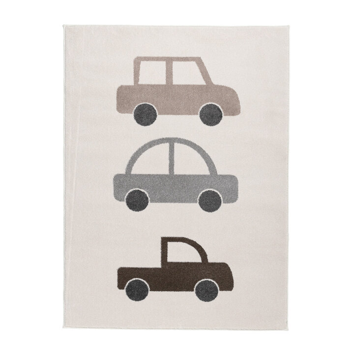 Dywan dziecięcy - Bowie Auto Kremowy - 1