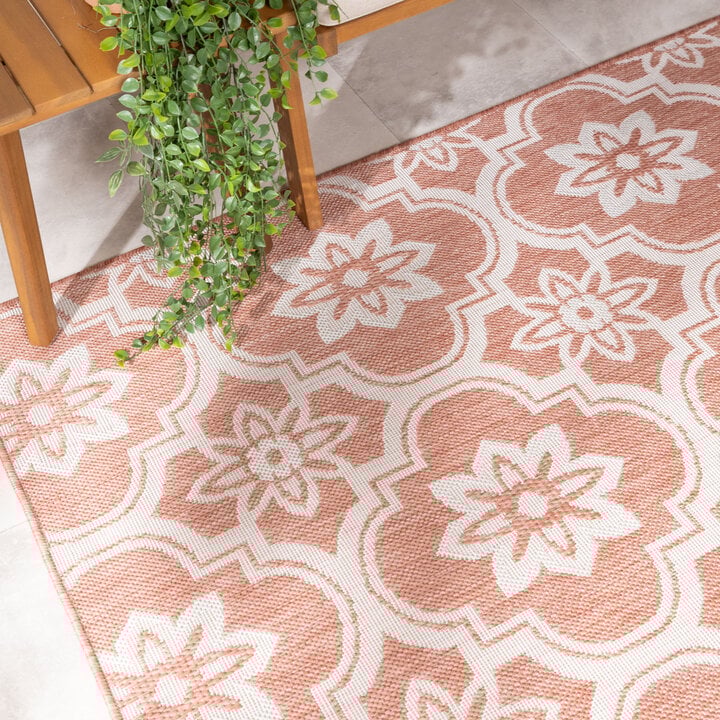 Dywan Zewnętrzny – Rio Flower Różowy - 2