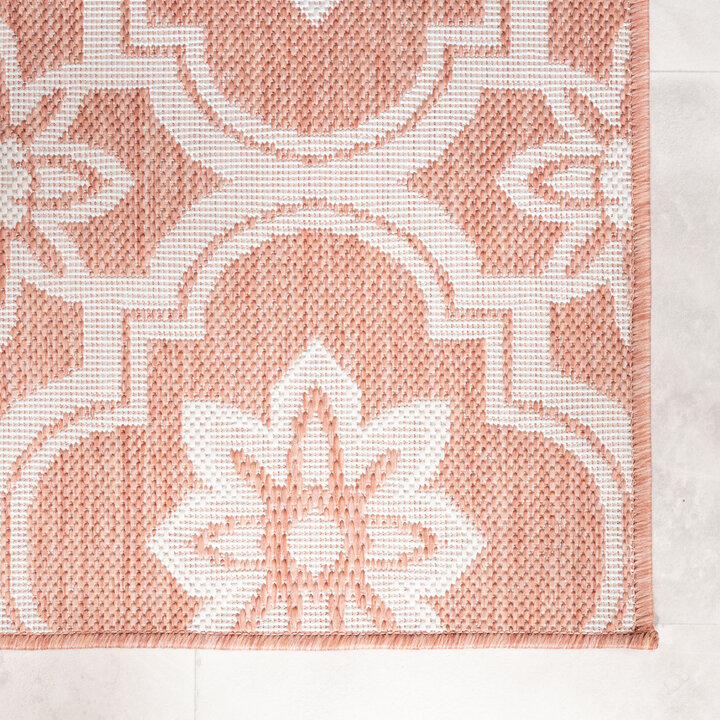 Dywan Zewnętrzny – Rio Flower Różowy - 4