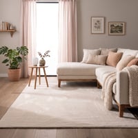 Miękki dywan z krótkim włosiem - Cozy Kremowy