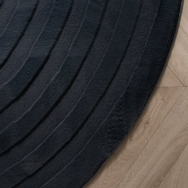 Dywan nieregularny - Flowy Wavy Antracyt - 4