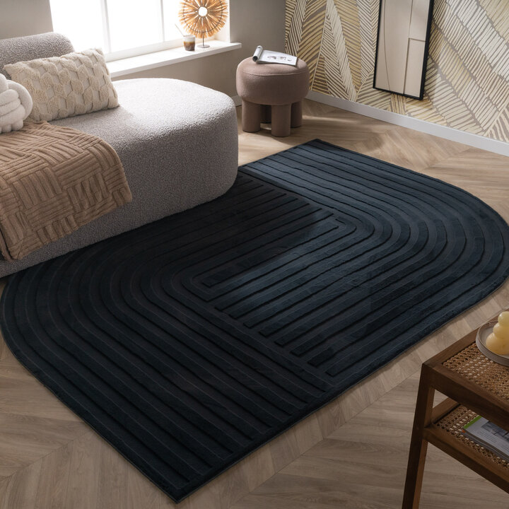 Dywan nieregularny - Flowy Lines Antracyt