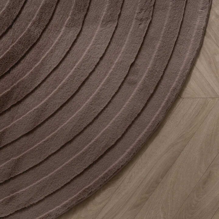 Dywan nieregularny - Flowy Lines Taupe - 4