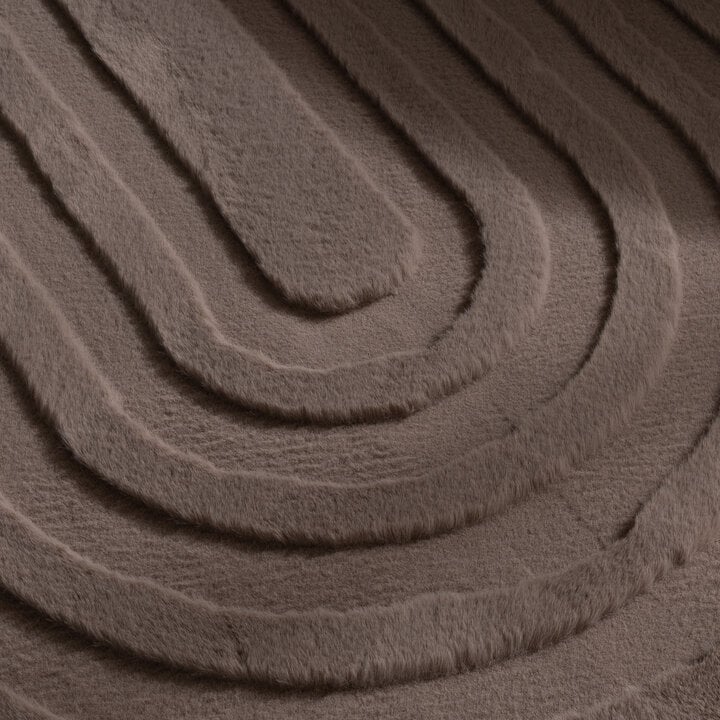 Dywan nieregularny - Flowy Arch Taupe - 3