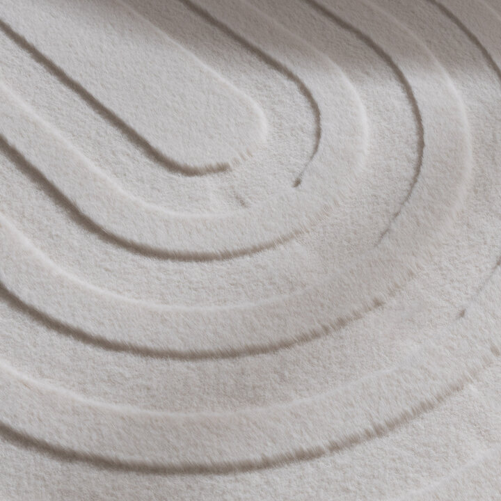 Dywan nieregularny - Flowy Arch Kremowy - 3