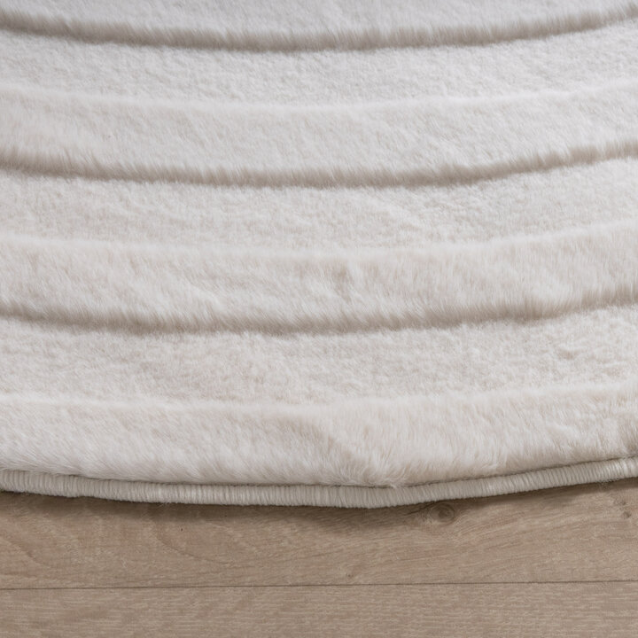 Dywan nieregularny - Flowy Arch Kremowy - 5