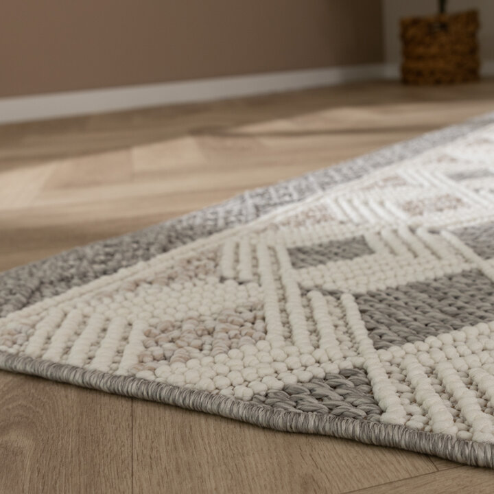 Dywan - Lorre Blocks Kremowy/Antracyt - 5