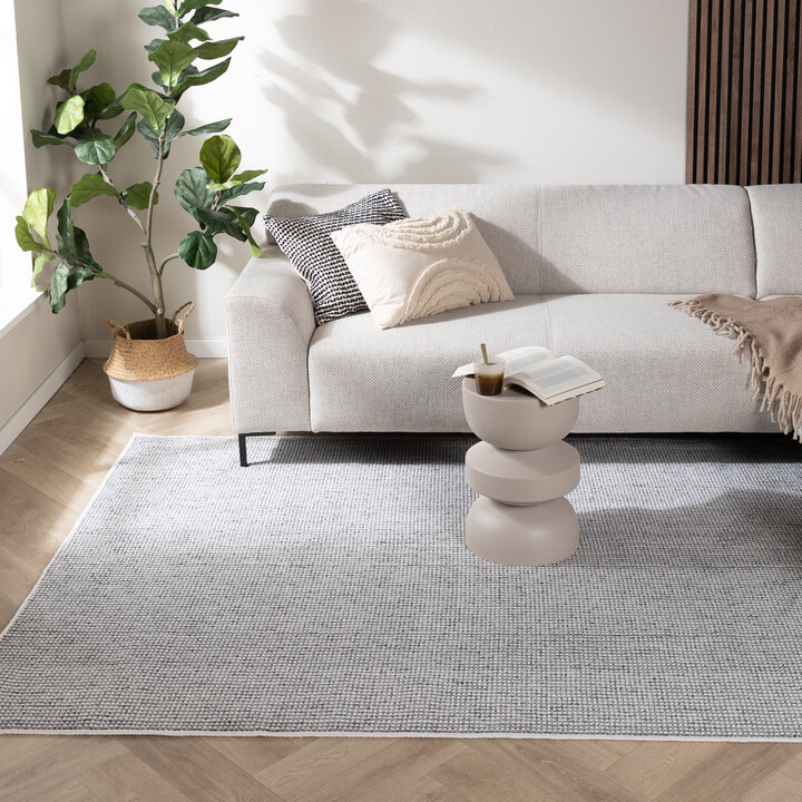 Dywan z krótkim włosiem - Lykke Jasnoszary