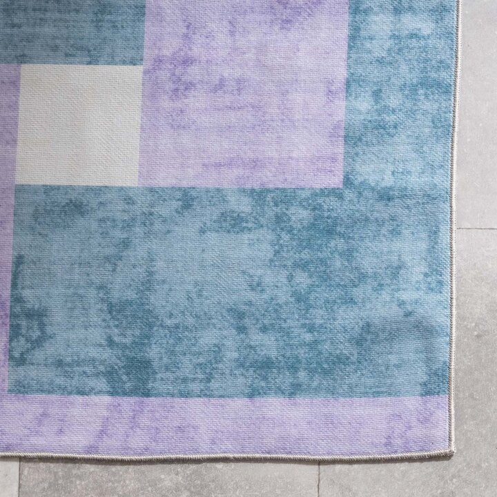 Dywan zewnętrzny Retro - Pop Lines Fioletowy - 4