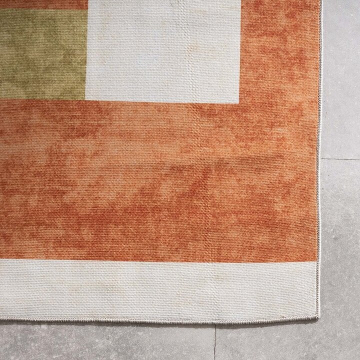 Dywan zewnętrzny Retro - Pop Lines Terakota - 4