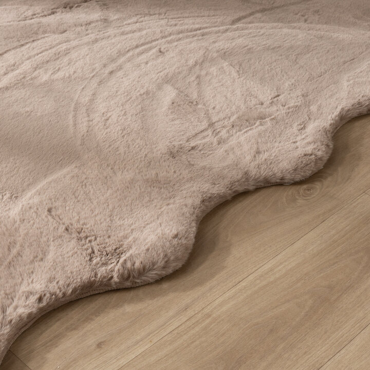 Dywan z długim włosiem - Comfy Supreme Wavy Taupe - 5