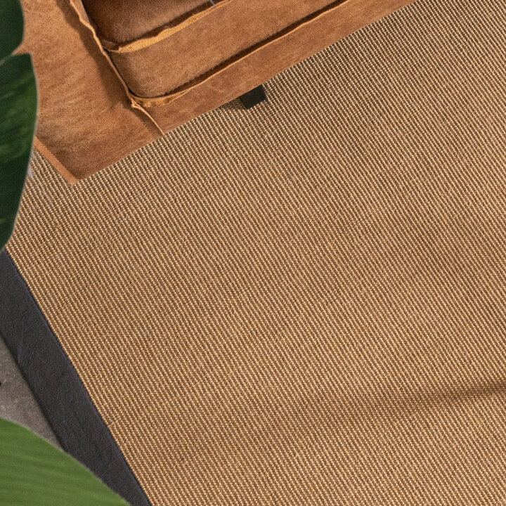 Dywan sizalowy - Tulum Border Antracyt - 2