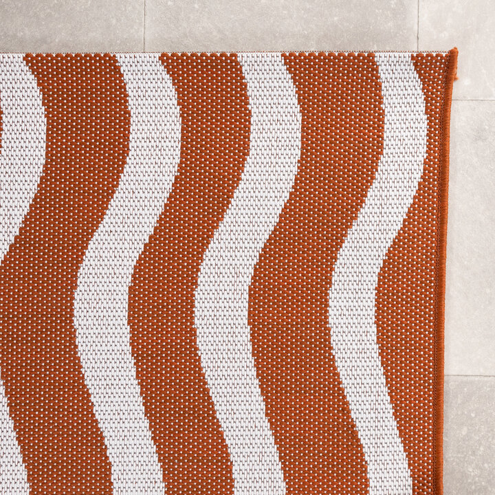 Dywan zewnętrzny - Summer Waves Terakota - 5